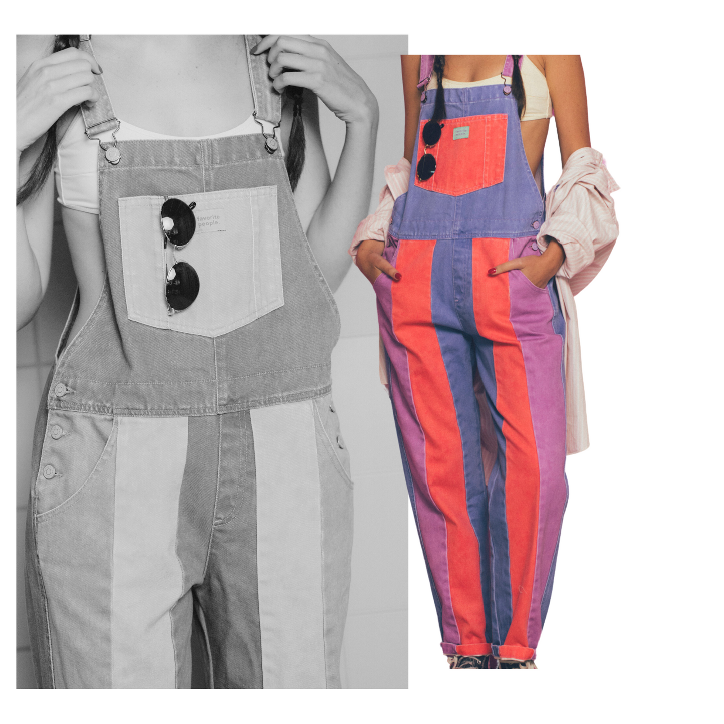 Favorite People - Push Pop Woman Overall