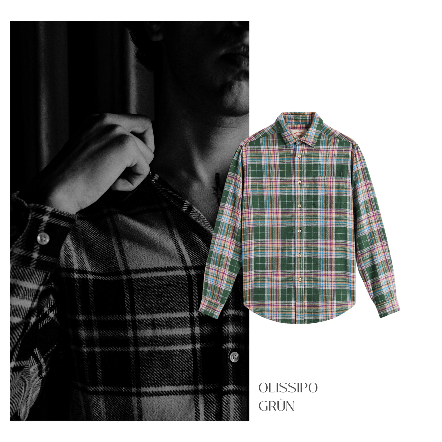 Portuguese Flannel - Olissipo green