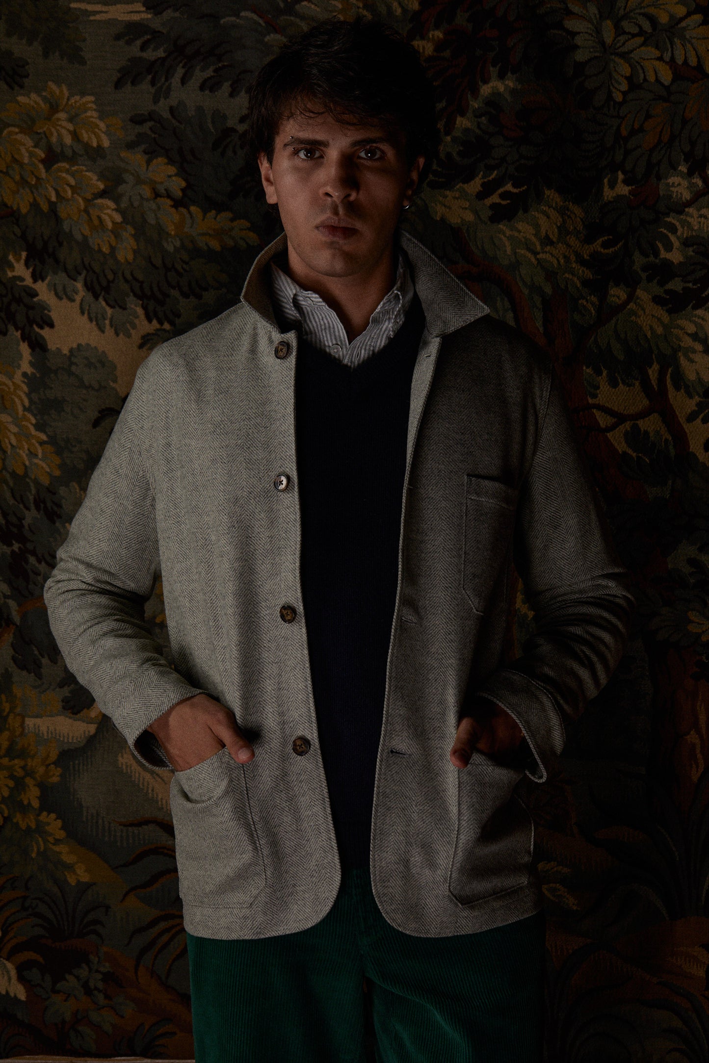 Portuguese Flannel - labura herringbone wool
