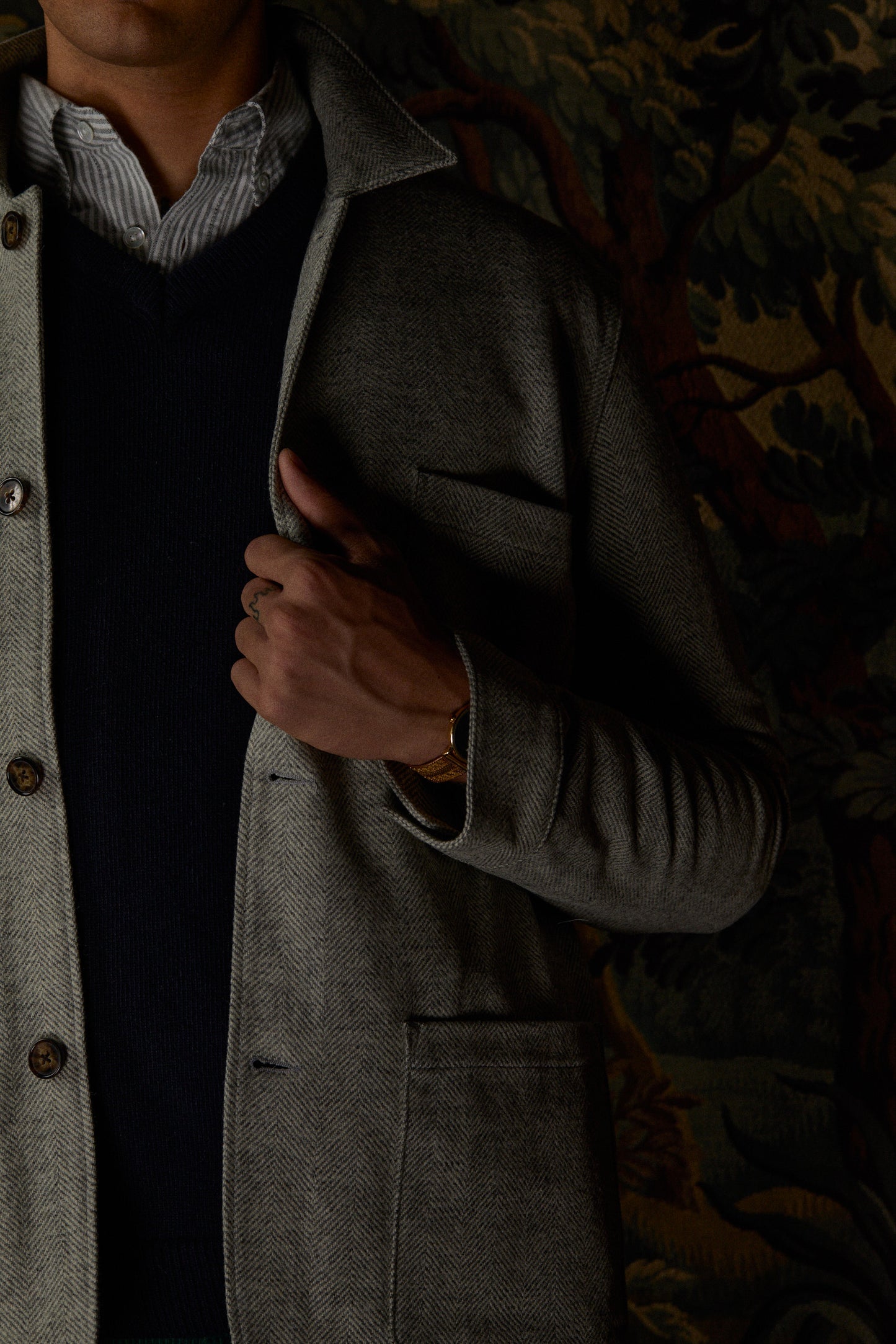 Portuguese Flannel - labura herringbone wool