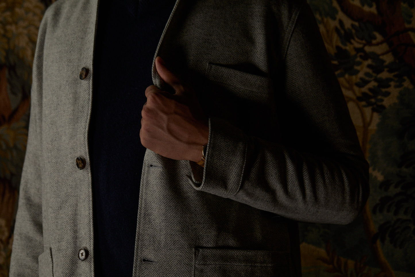 Portuguese Flannel - labura herringbone wool