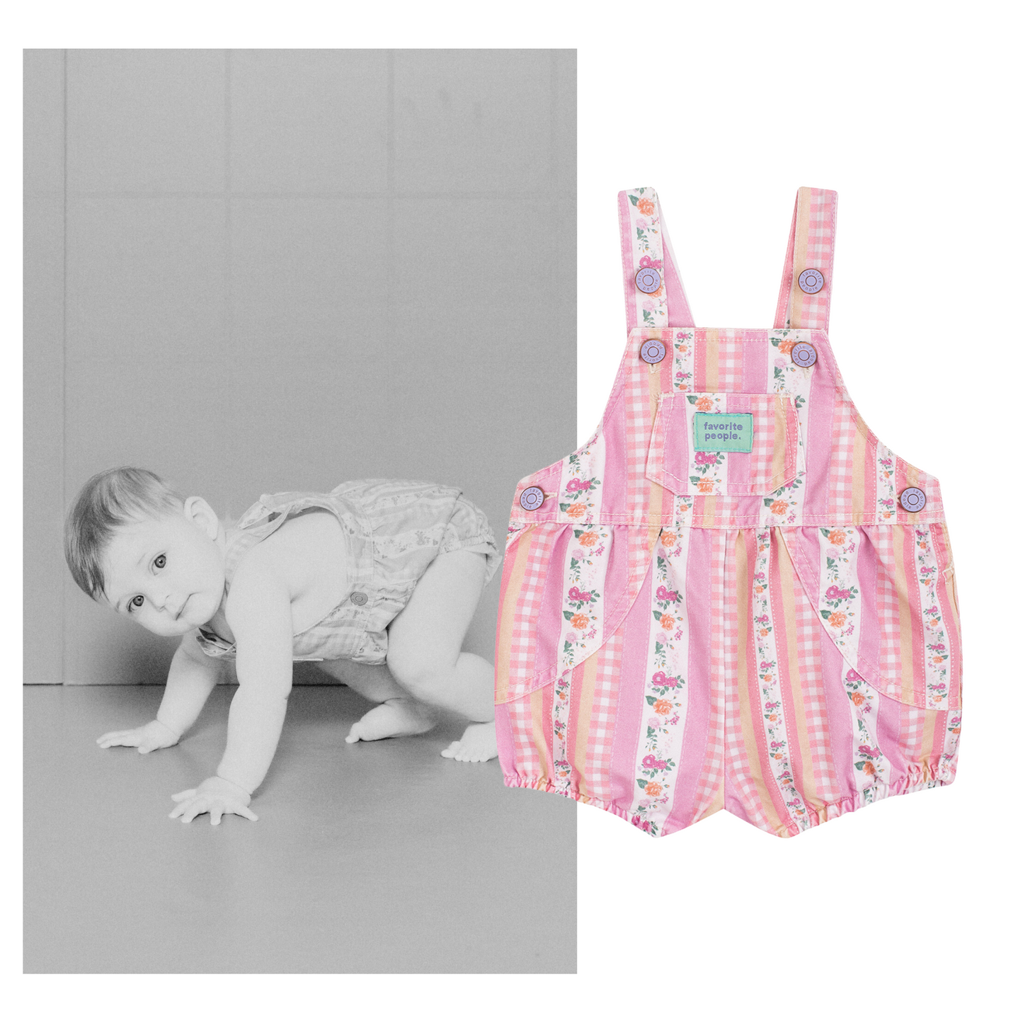 Favorite People - Phoebe Baby Overall