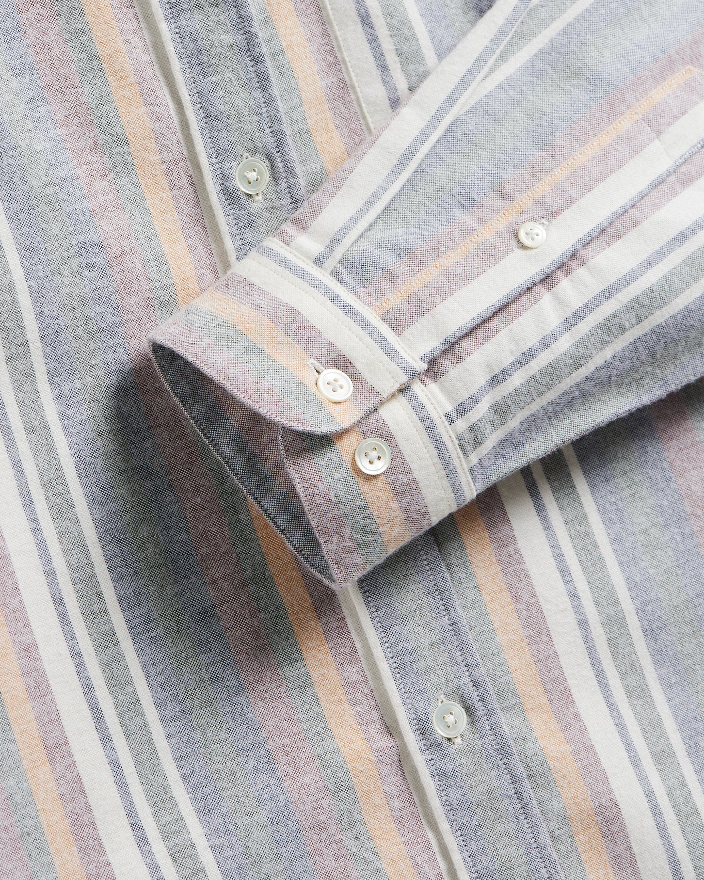 Portuguese Flannel - brushed oxford multi stripe