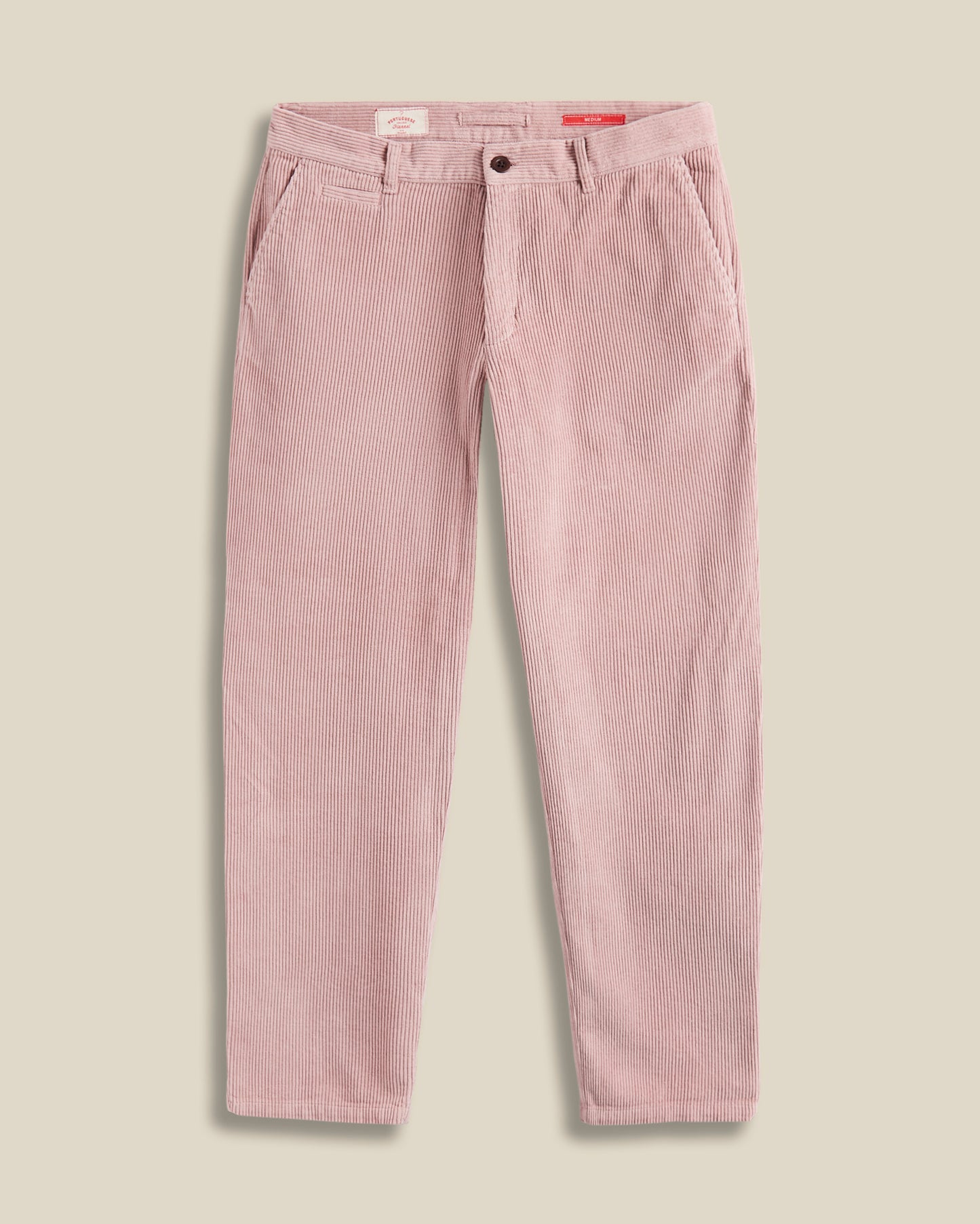 Portuguese Flannel - corduroy trousers old rose