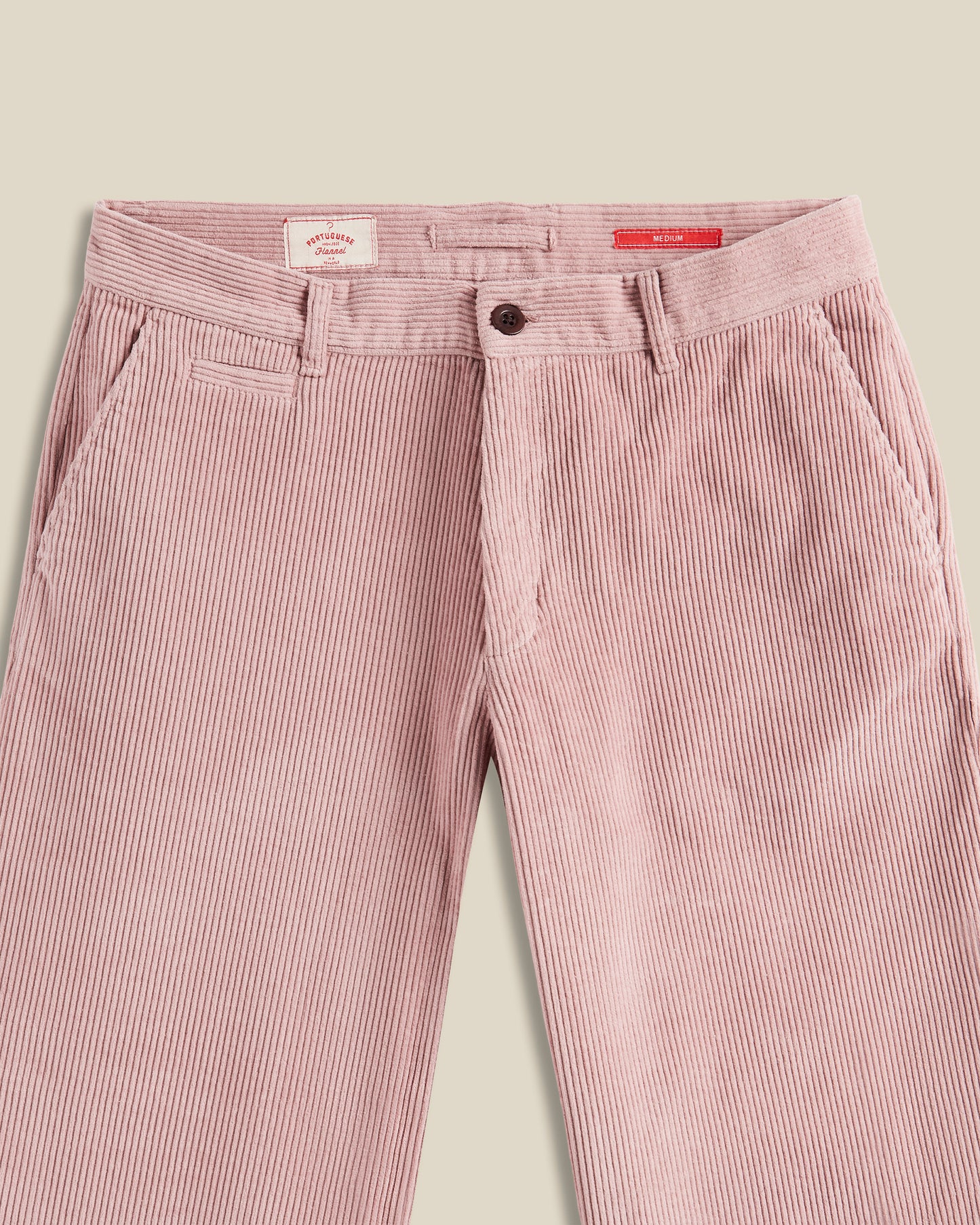 Portuguese Flannel - corduroy trousers old rose