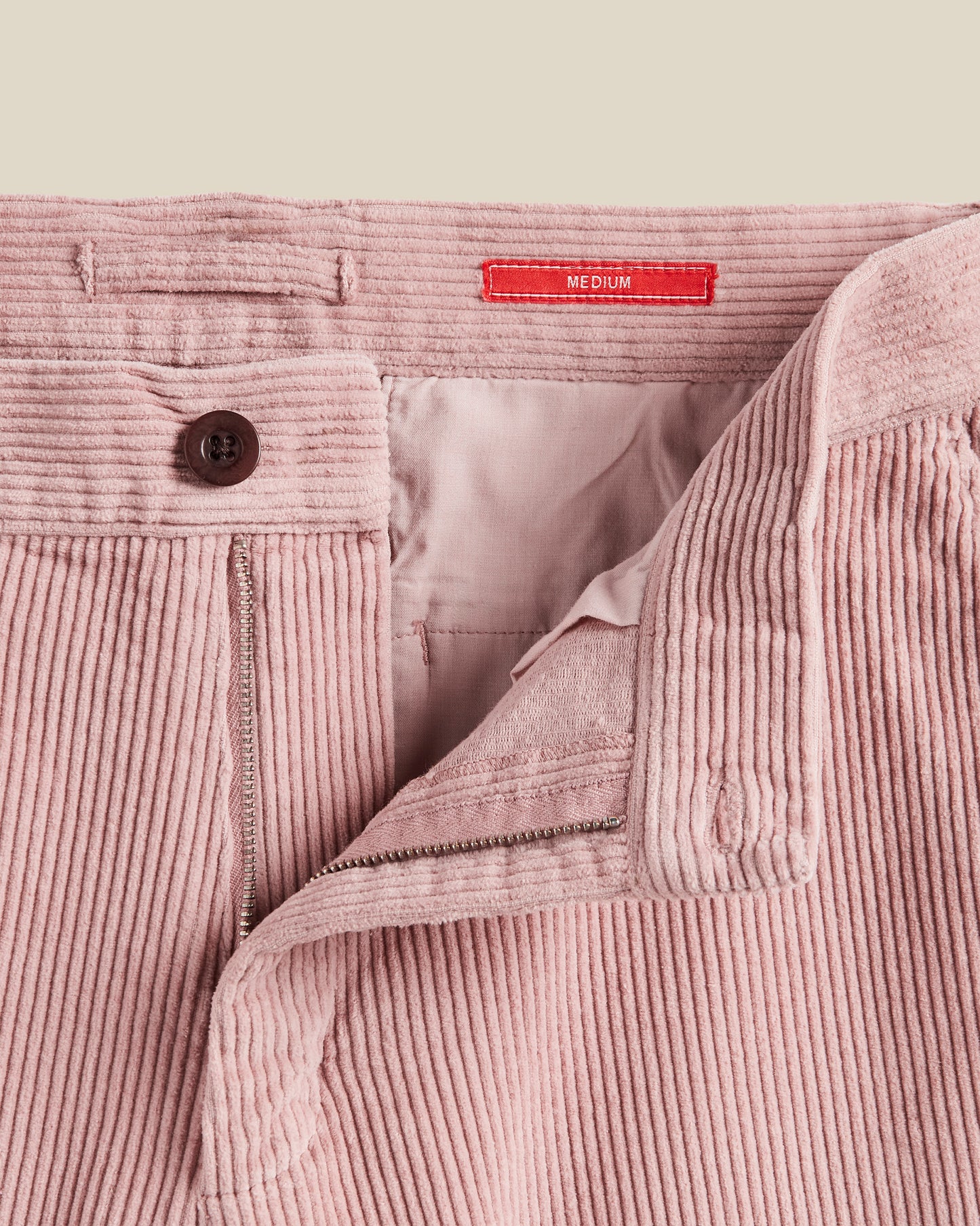 Portuguese Flannel - corduroy trousers old rose