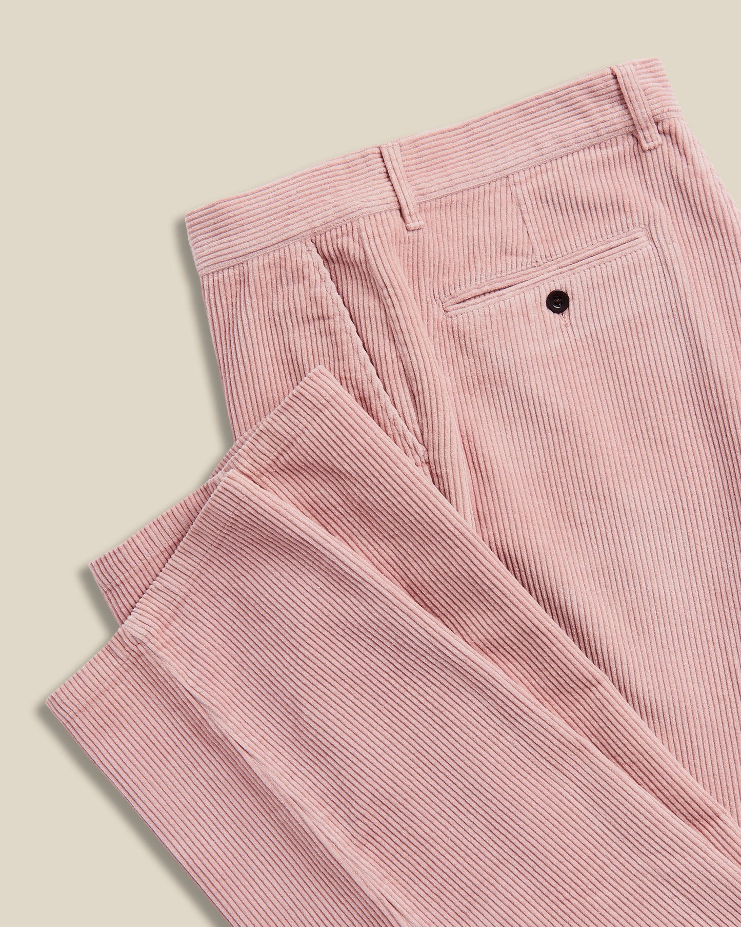 Portuguese Flannel - corduroy trousers old rose