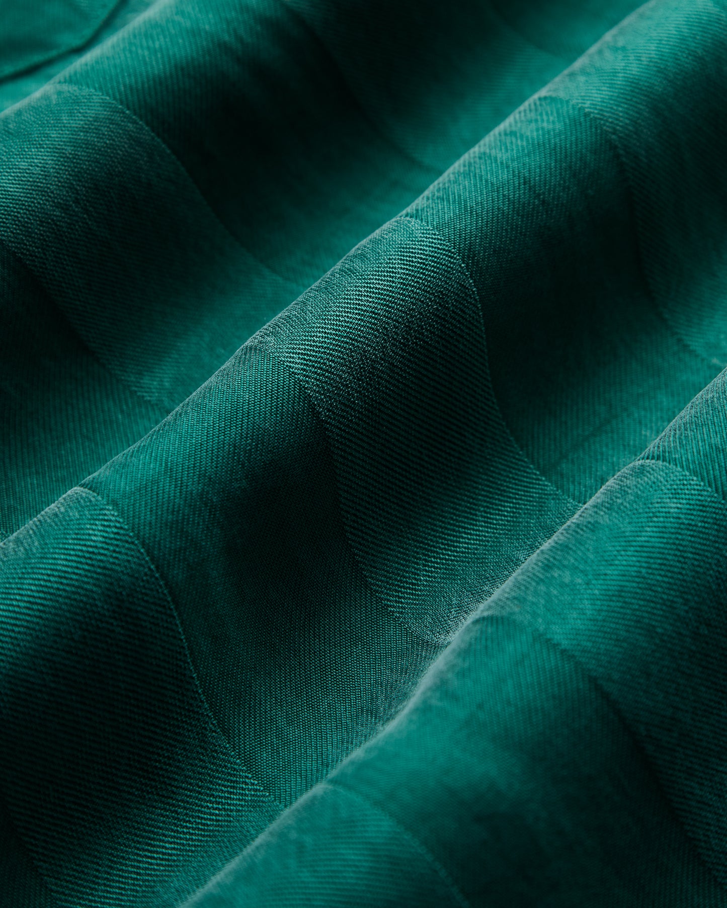 Portuguese Flannel - Cupro Stripe Green Kurzarmhemd