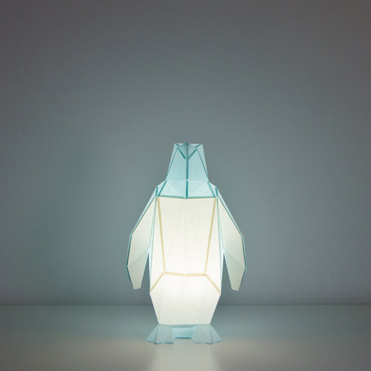 DIY Papierlampe - Kleiner Pinguin - Owl Paper Lamps -