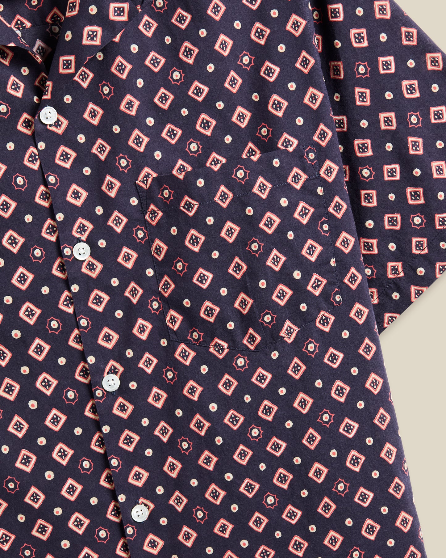 Portuguese Flannel - Dice Kurzarmhemd