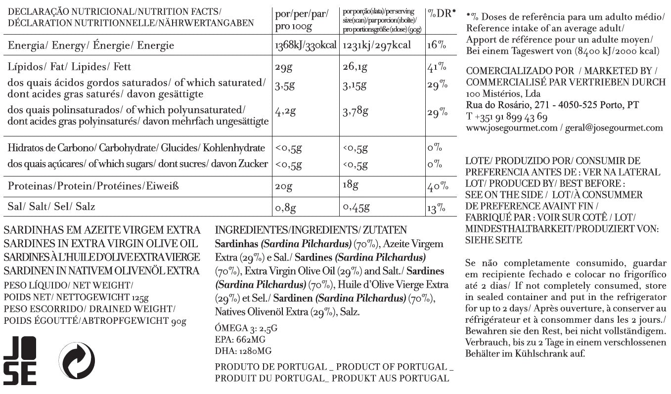 Jose Gourmet - Sardinen in Olivenöl