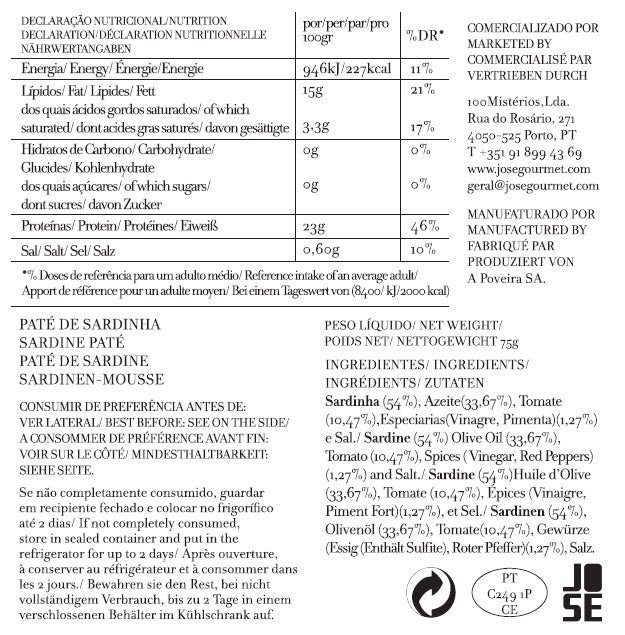 Jose Gourmet - Sardinen-Mousse