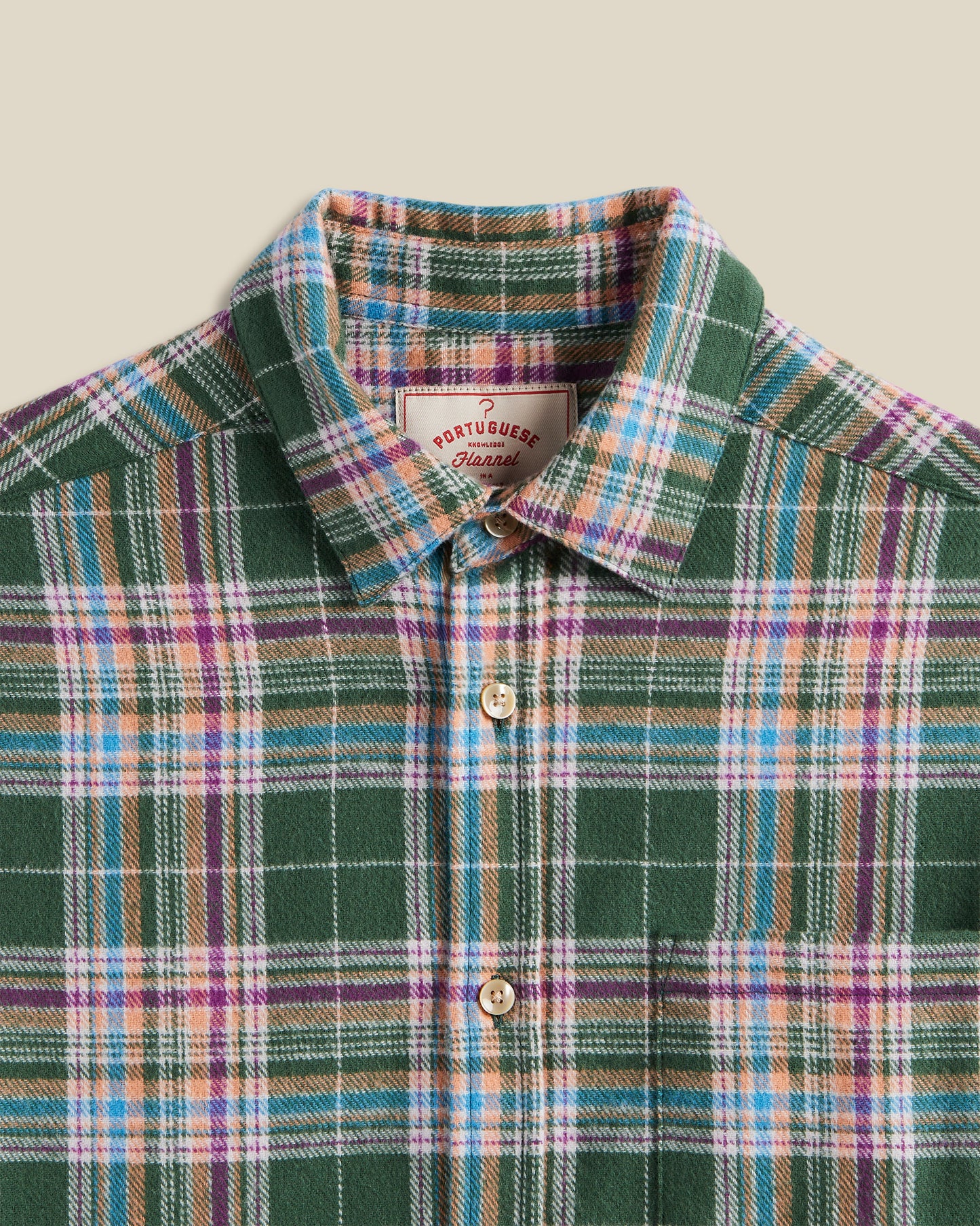 Portuguese Flannel - Olissipo green
