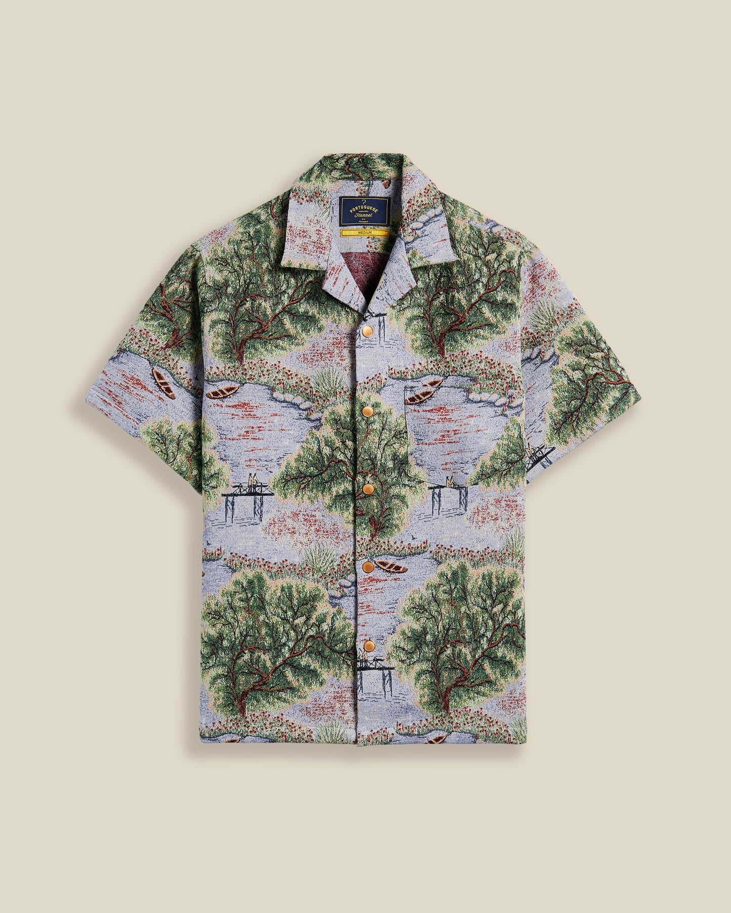 Portuguese Flannel - Park Tapestry Kurzarmhemd