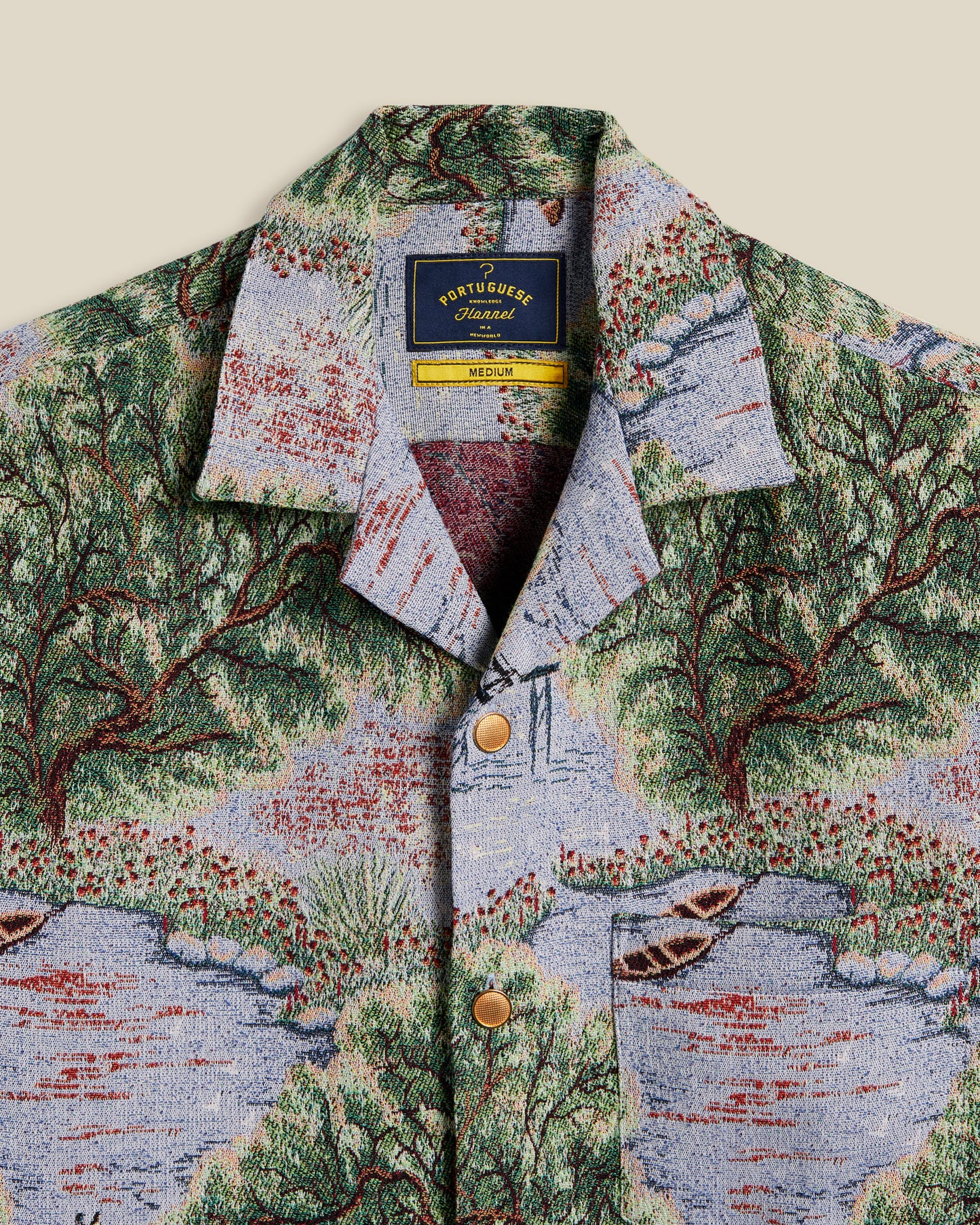 Portuguese Flannel - Park Tapestry Kurzarmhemd
