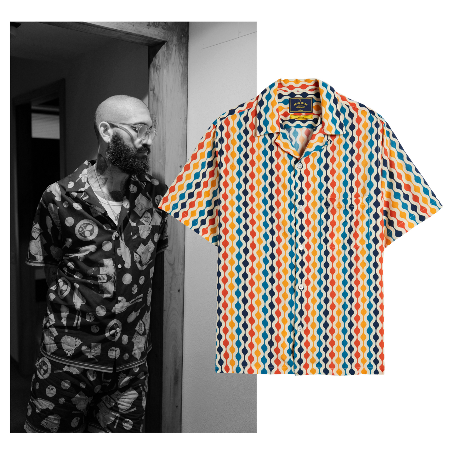 Portuguese Flannel - Drop Kurzarmhemd