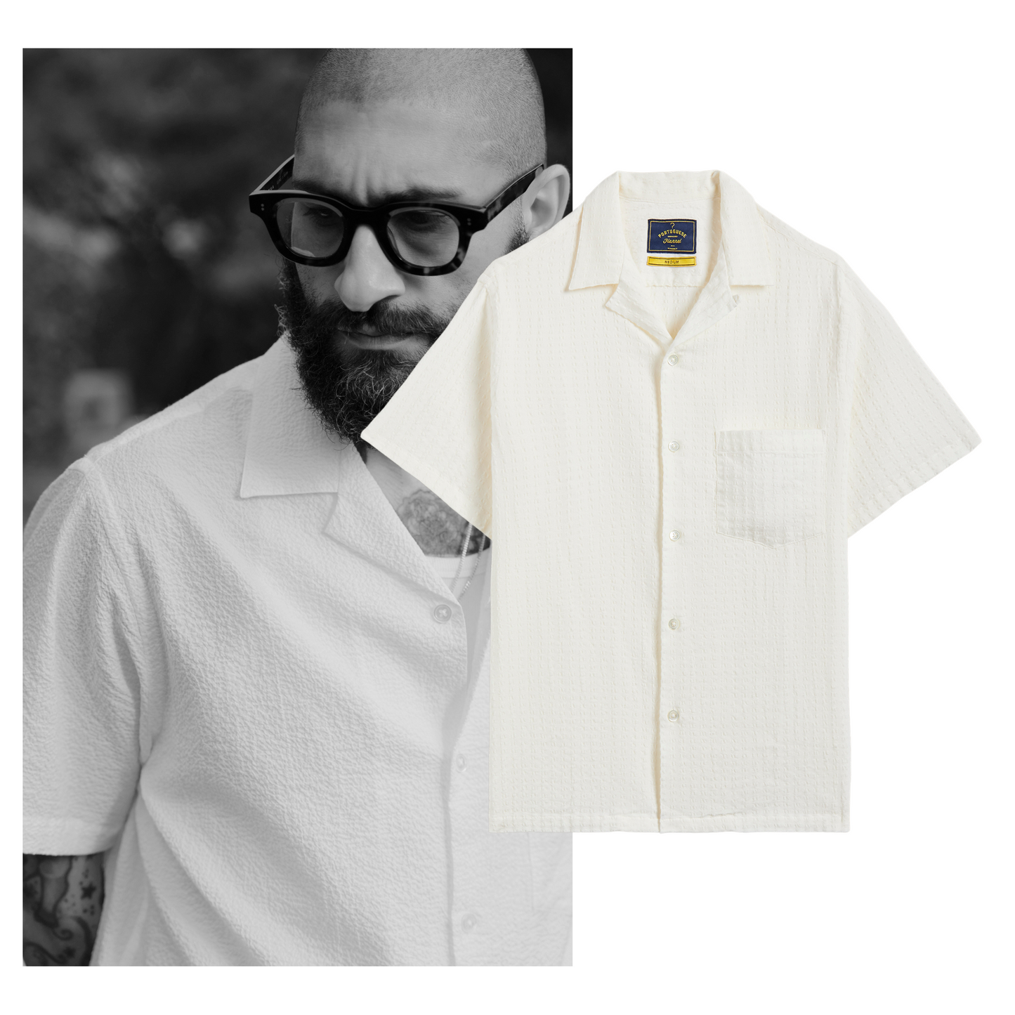 Portuguese Flannel - Mondego Kurzarmhemd
