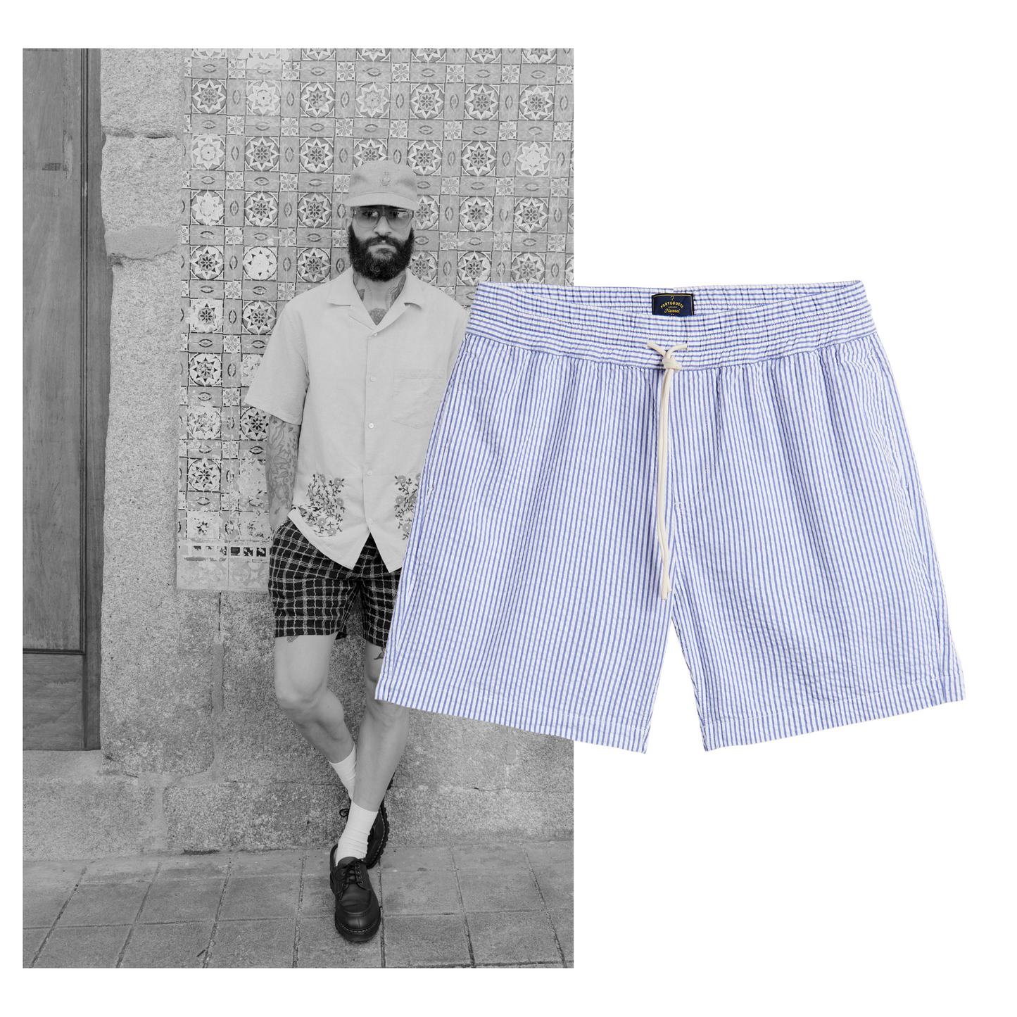 Portuguese Flannel - Seersucker Shorts