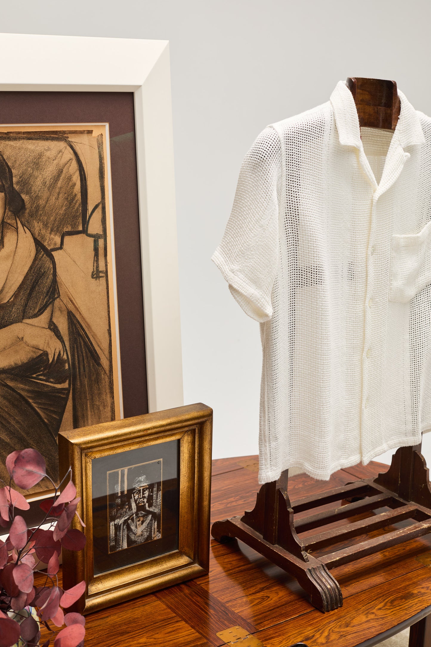 Portuguese Flannel - Salva White Kurzarmhemd