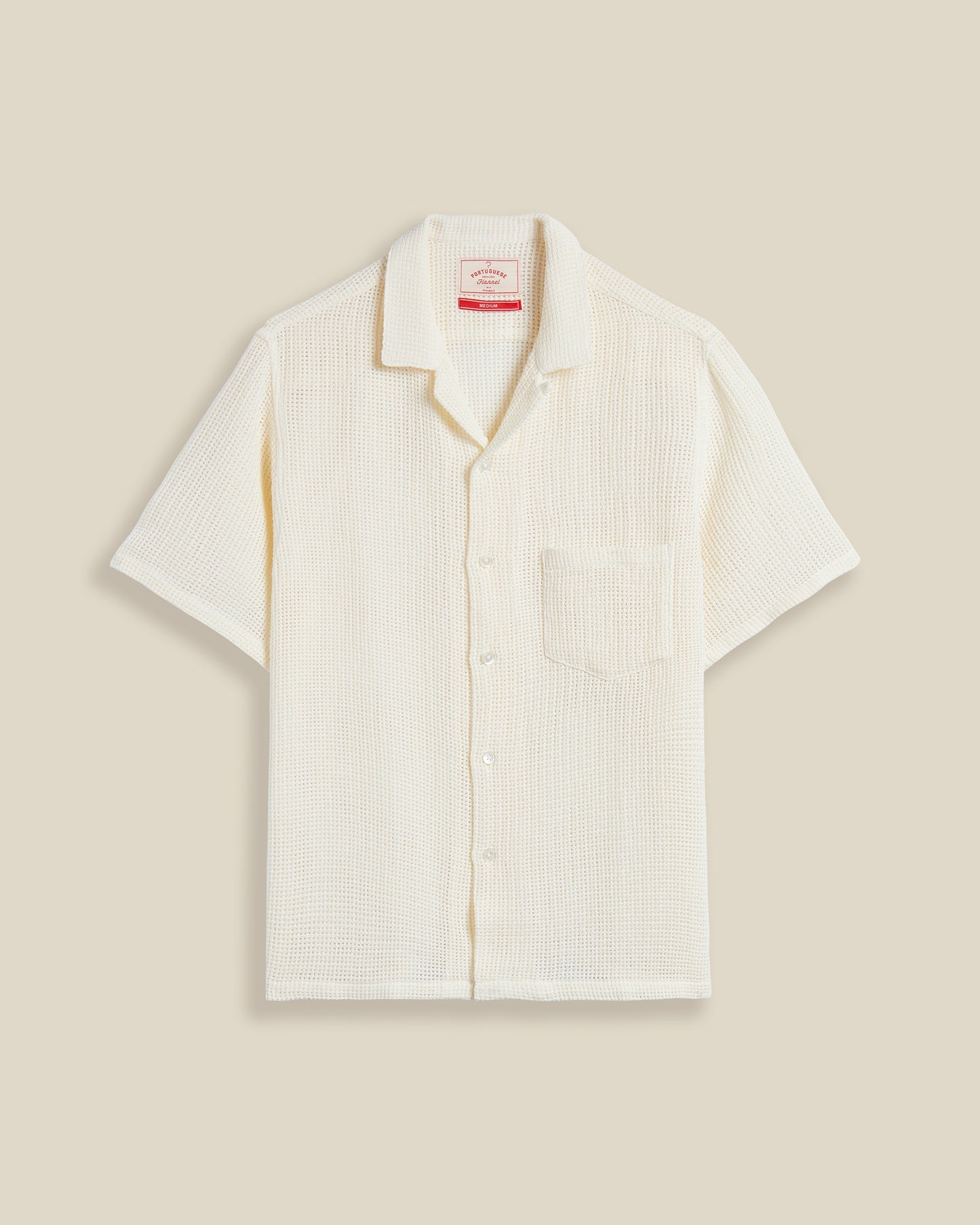 Portuguese Flannel - Salva White Kurzarmhemd