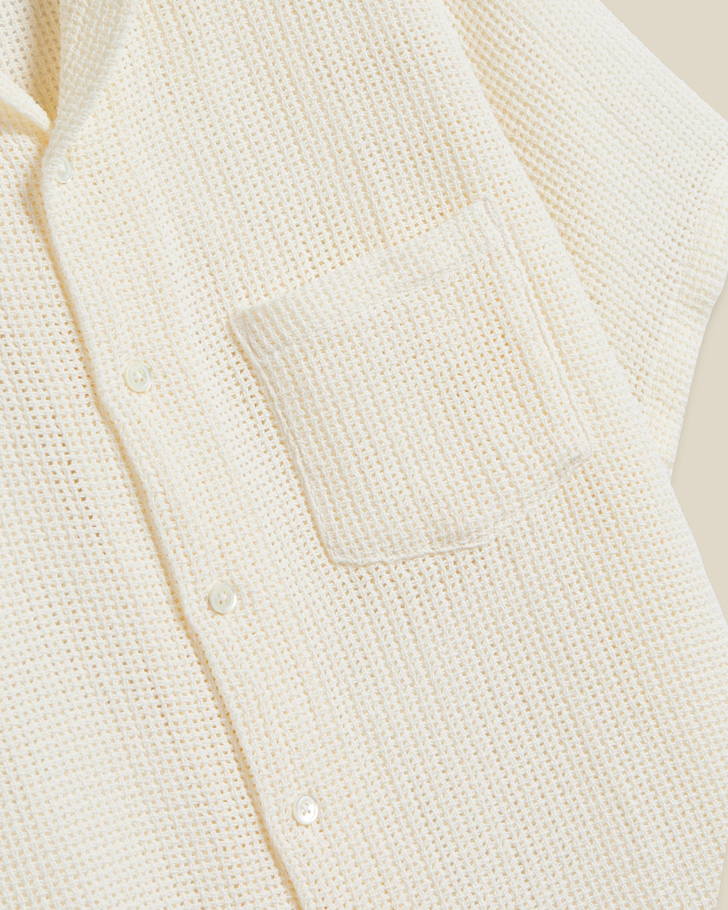 Portuguese Flannel - Salva White Kurzarmhemd