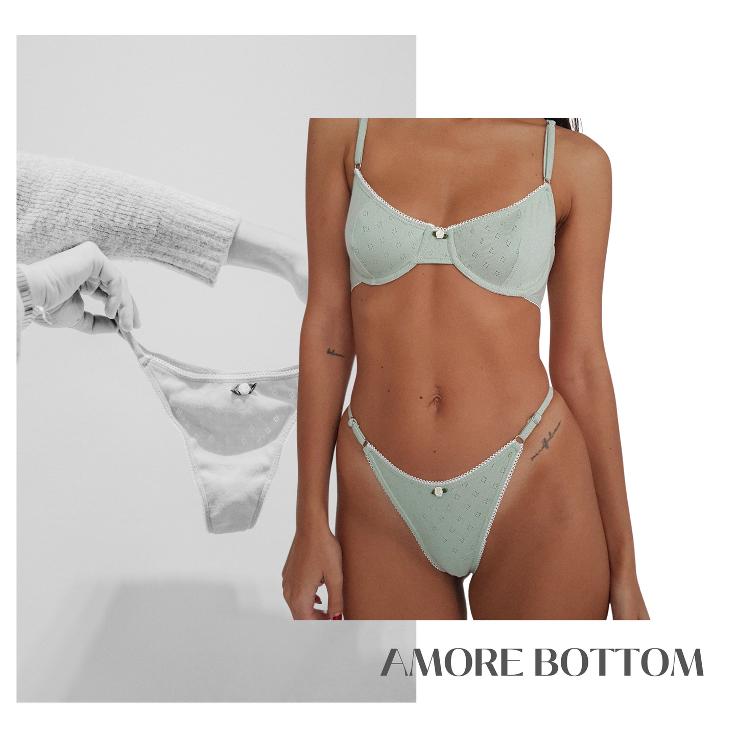 Tricirculo - AMORE BOTTOM - String-Tanga // mint