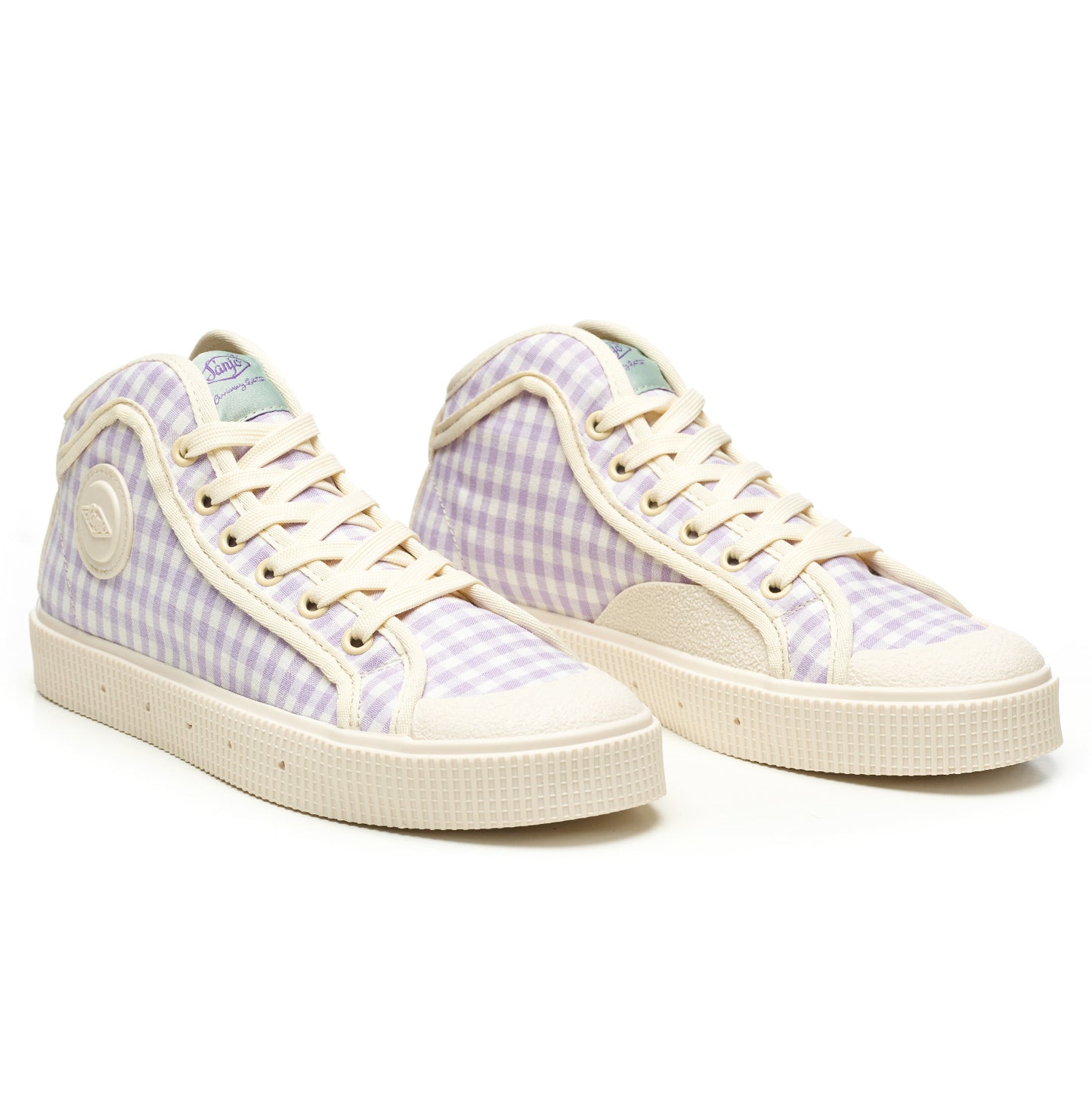 Sanjo - K100 Vichy - Lavendel - Retro Sneaker