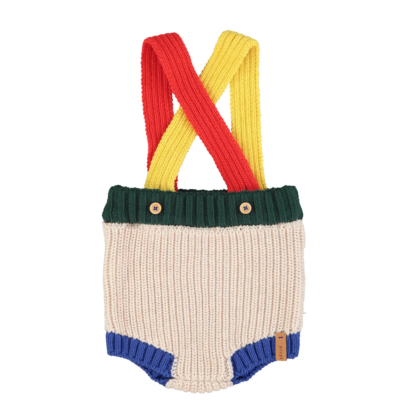 Piupiuchick - Knitted Baby Romper Multicolor SS25