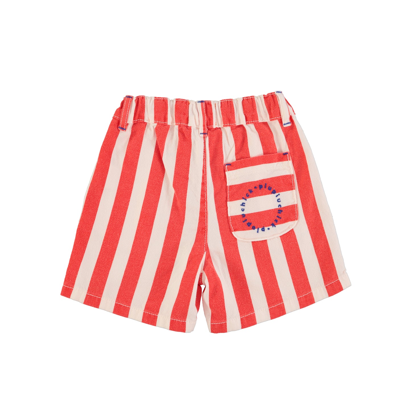 Piupiuchick - Shorts White & Red Stripes SS25