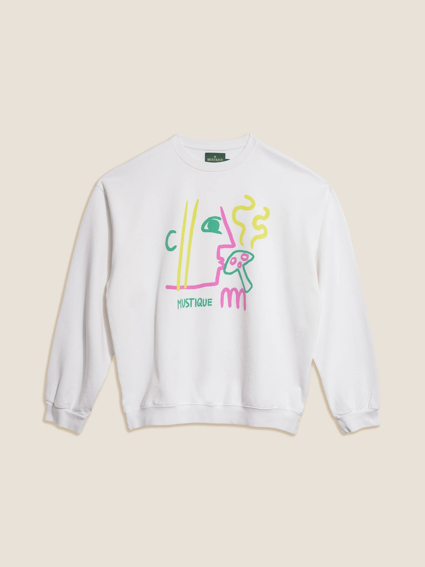 Mustique - Mushroom Crewneck Sweater