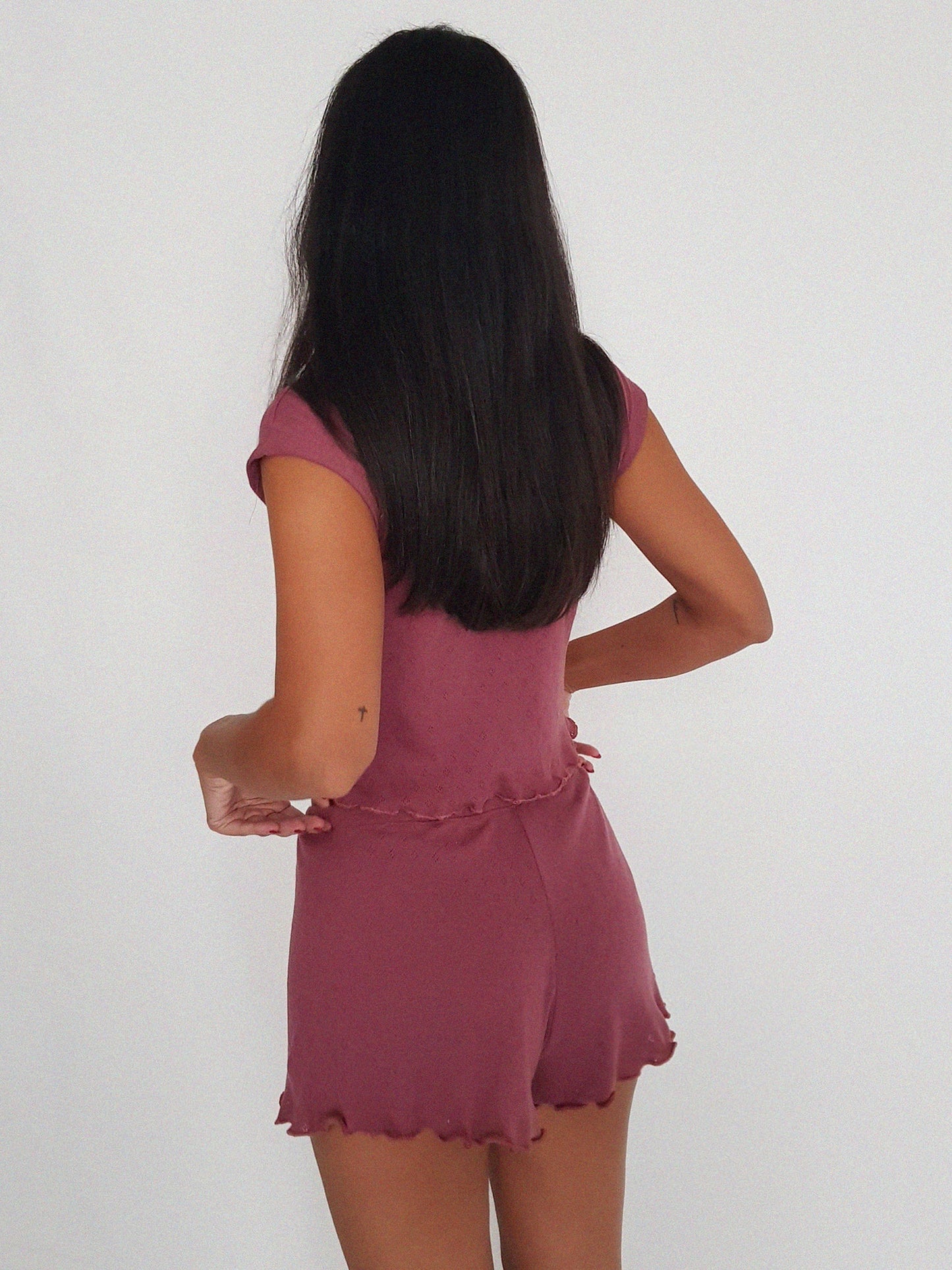 Tricirculo - IRIS SHORTS // bordeaux