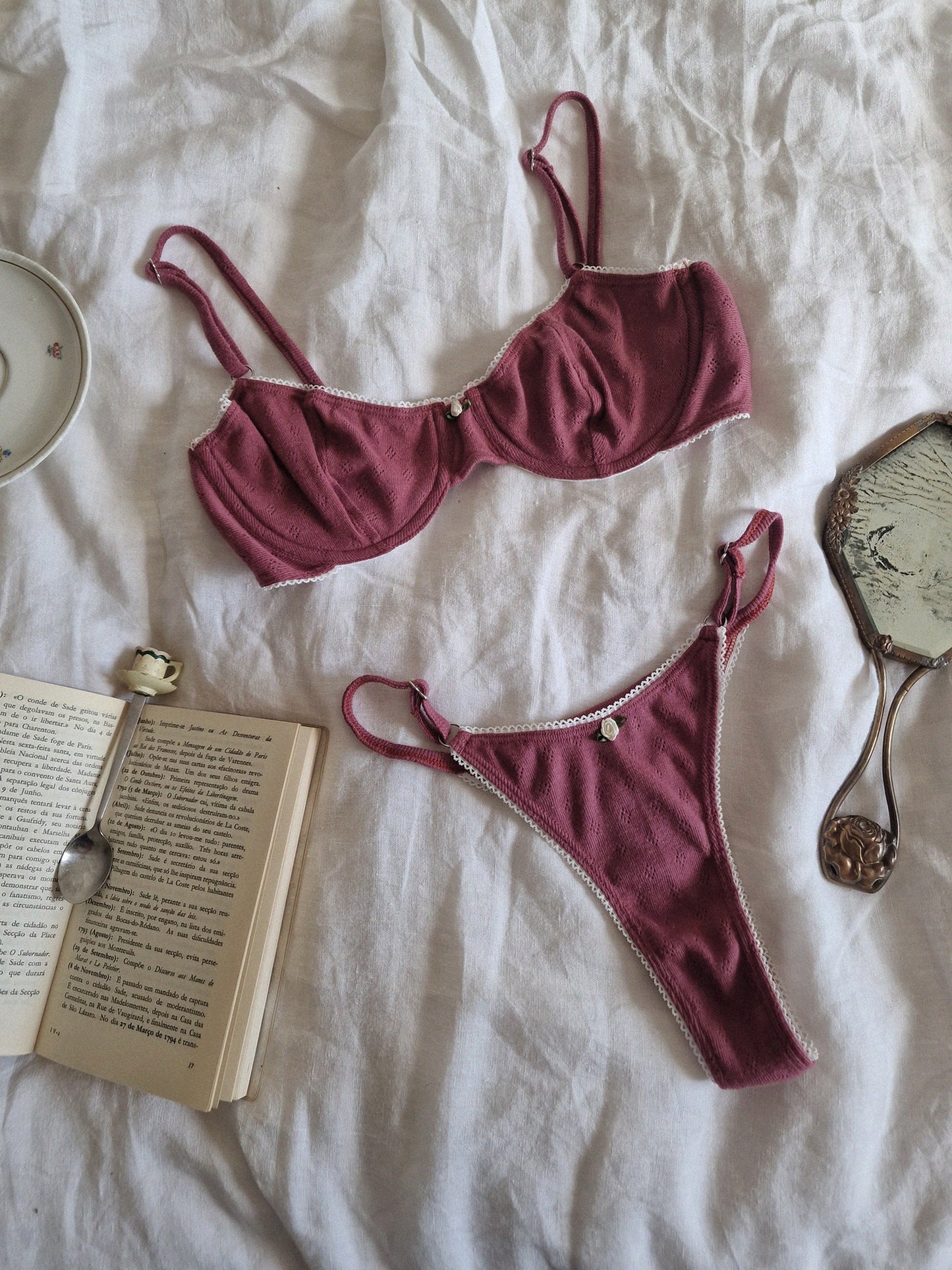 Tricirculo - AMORE BOTTOM - String-Tanga // bordeaux