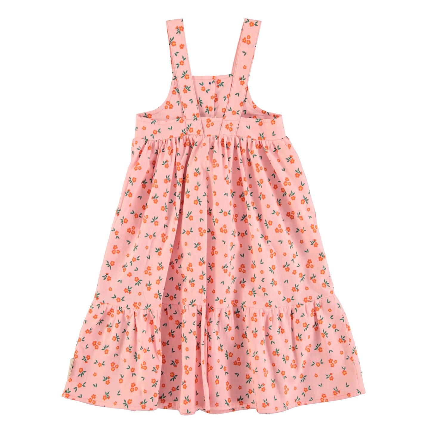 Piupiuchick - Long Layered Dress Pink Flowers SS25