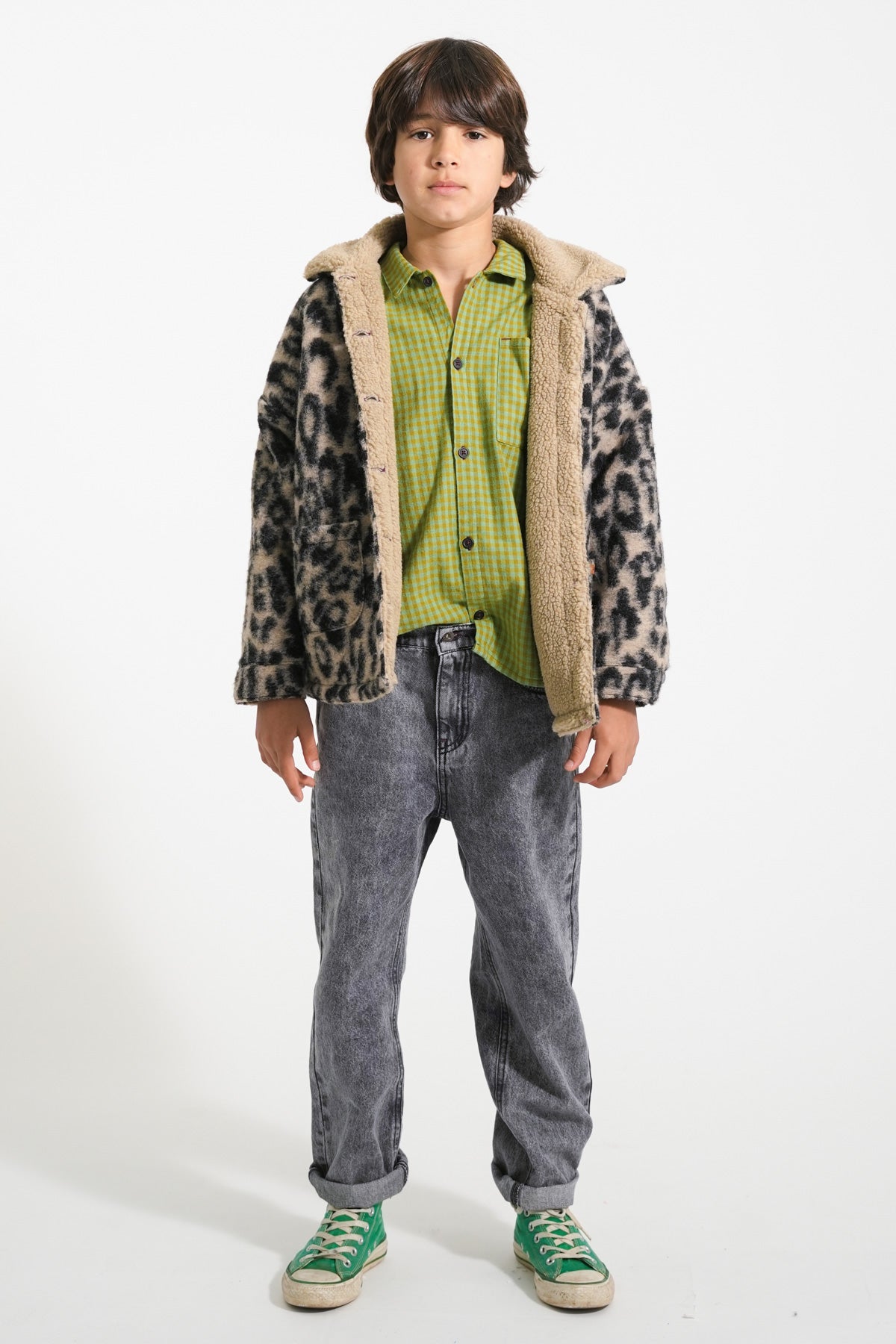 Piupiuchick AW25 - Shirt | Green checkered