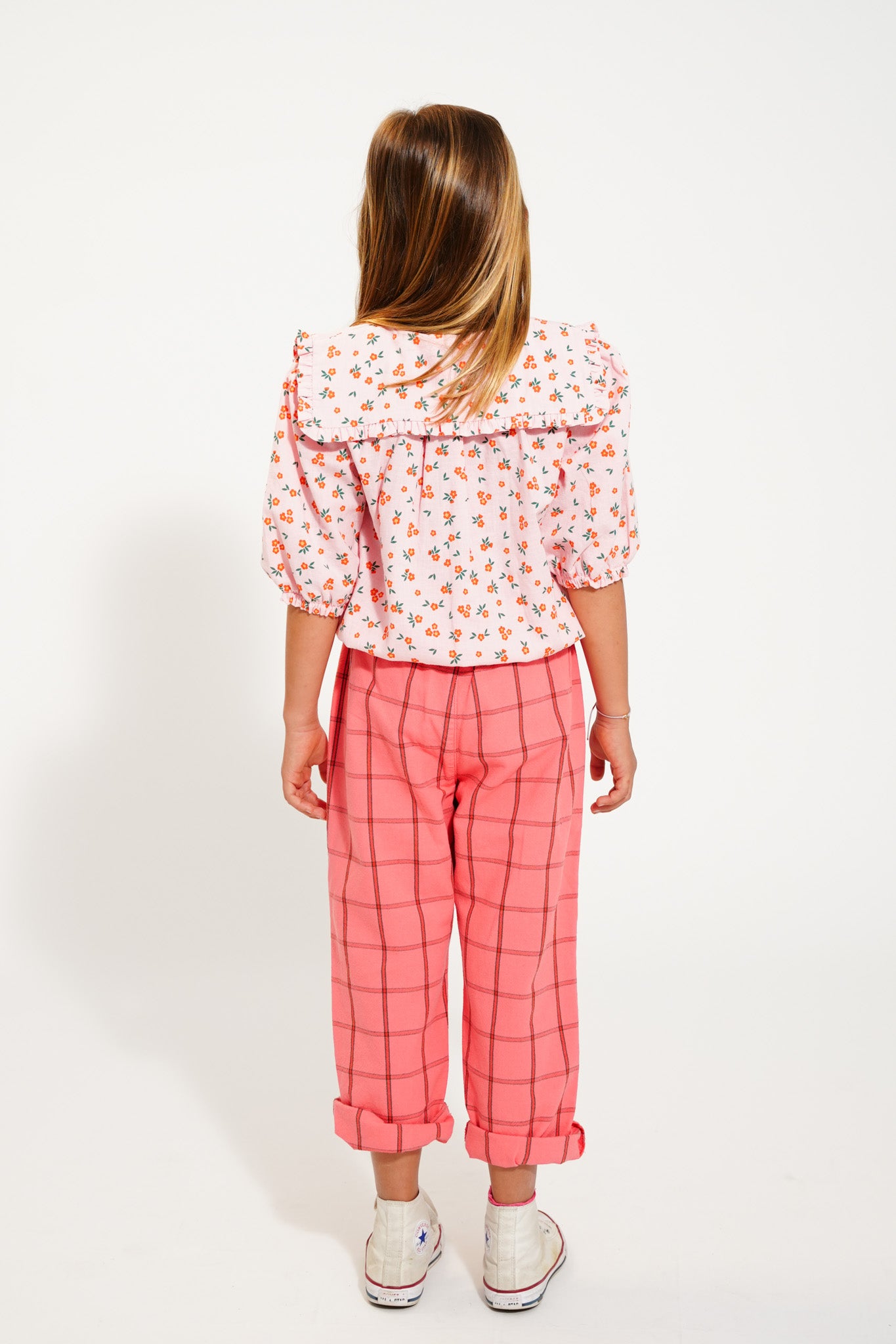Piupiuchick - Unisex Trousers Pink Checkered SS25