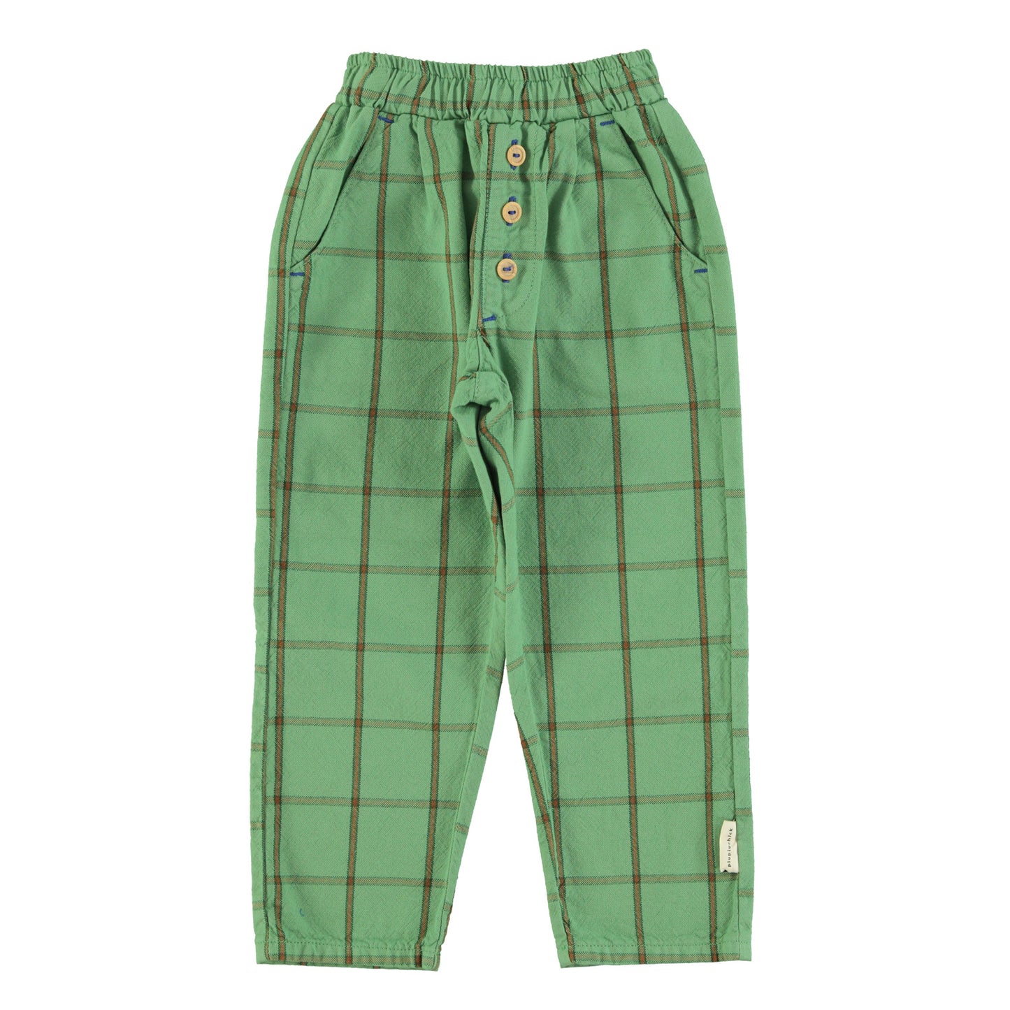 Piupiuchick - Unisex Trousers Green Checkered SS25