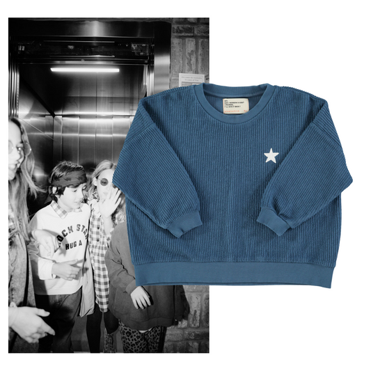 Piupiuchick AW25 - Logo sweatshirt | Blue
