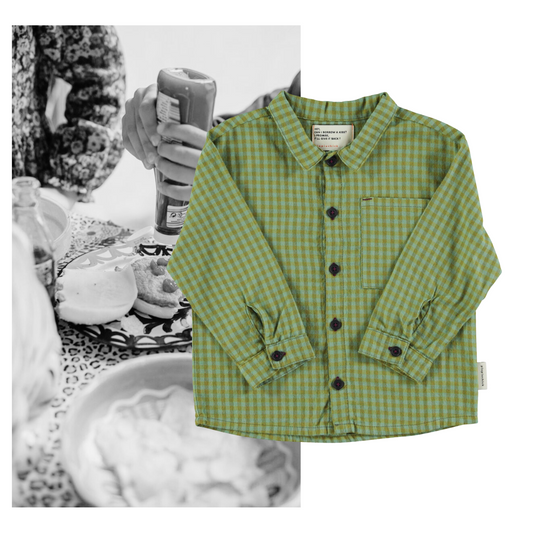 Piupiuchick AW25 - Shirt | Green checkered
