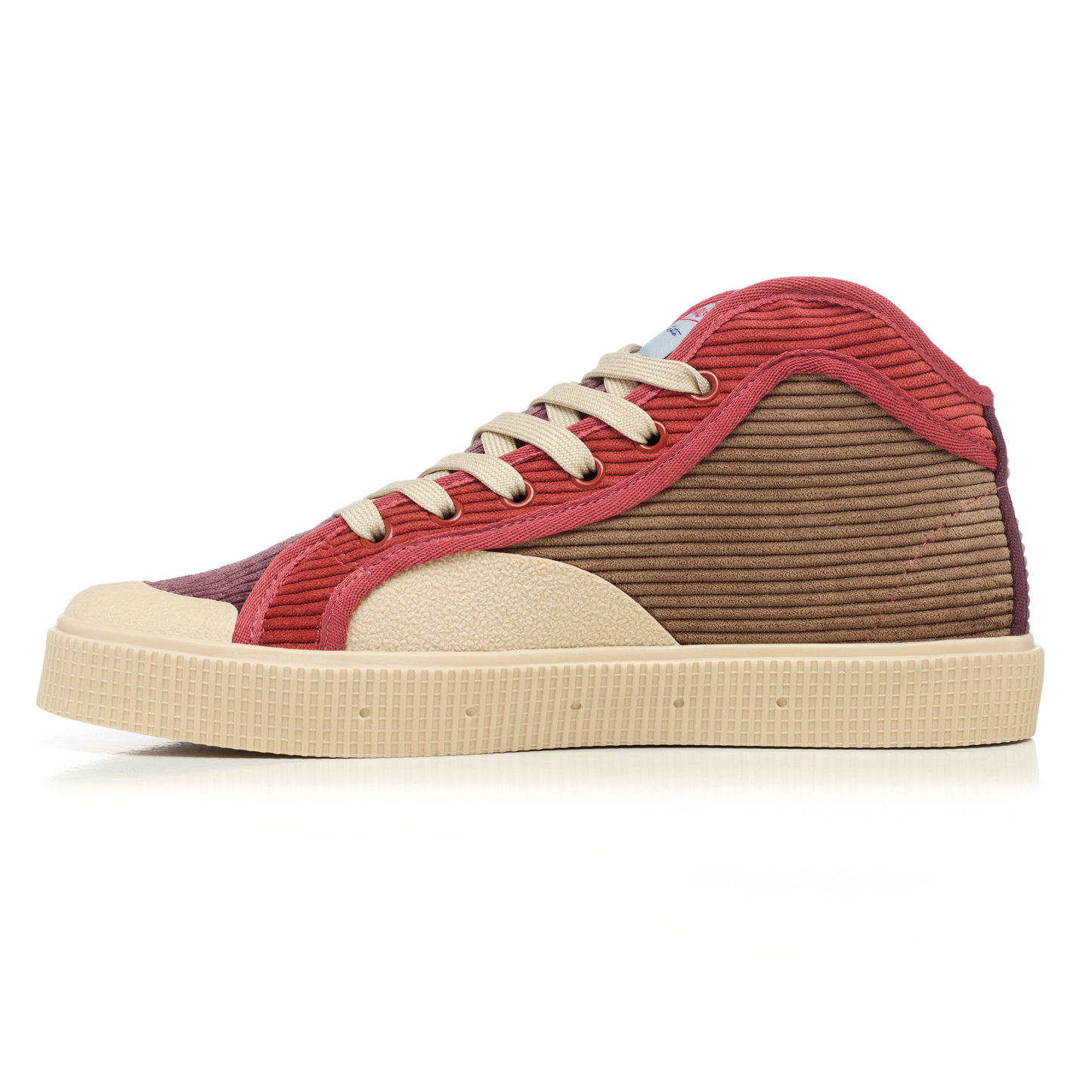 Sanjo K100 Bombazine Brown Tricolor - Retro Sneaker