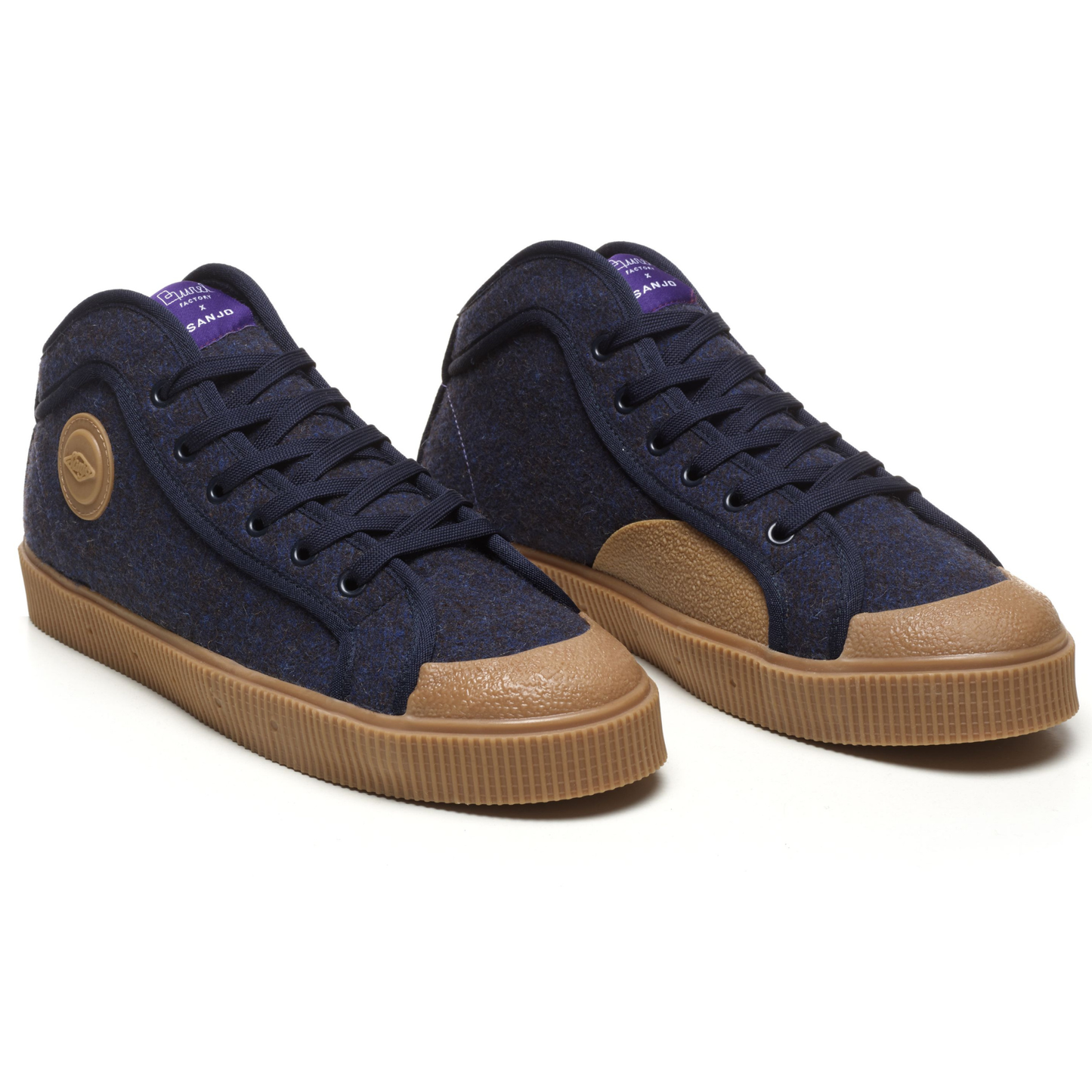 Sanjo - K100 Burel Ebano - Retro Sneaker