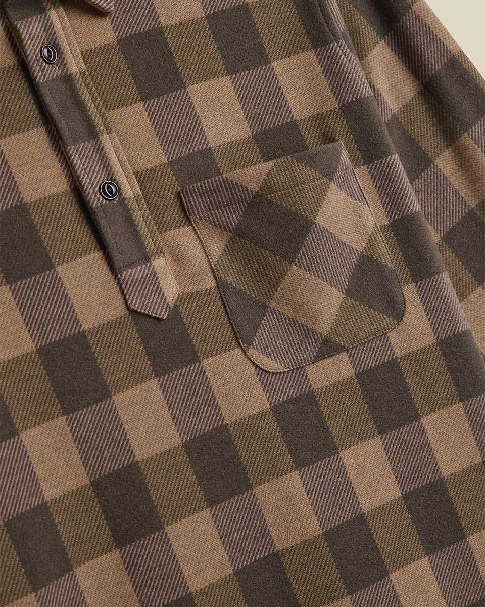 Portuguese Flannel AW25 - Altitude Popover Green