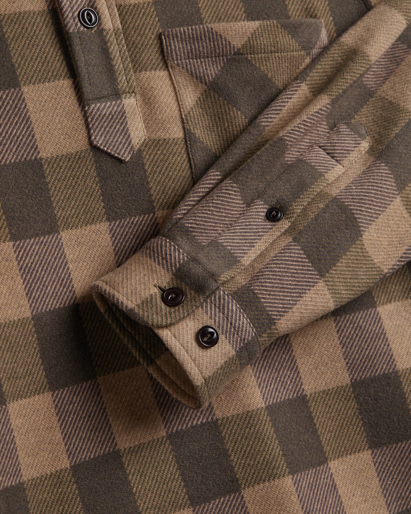 Portuguese Flannel AW25 - Altitude Popover Green
