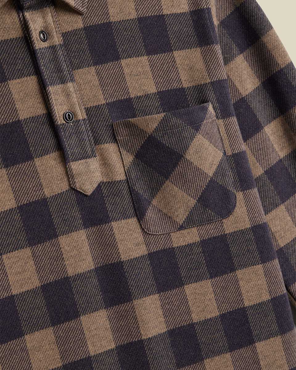 Portuguese Flannel AW25 - Altitude Popover Navy
