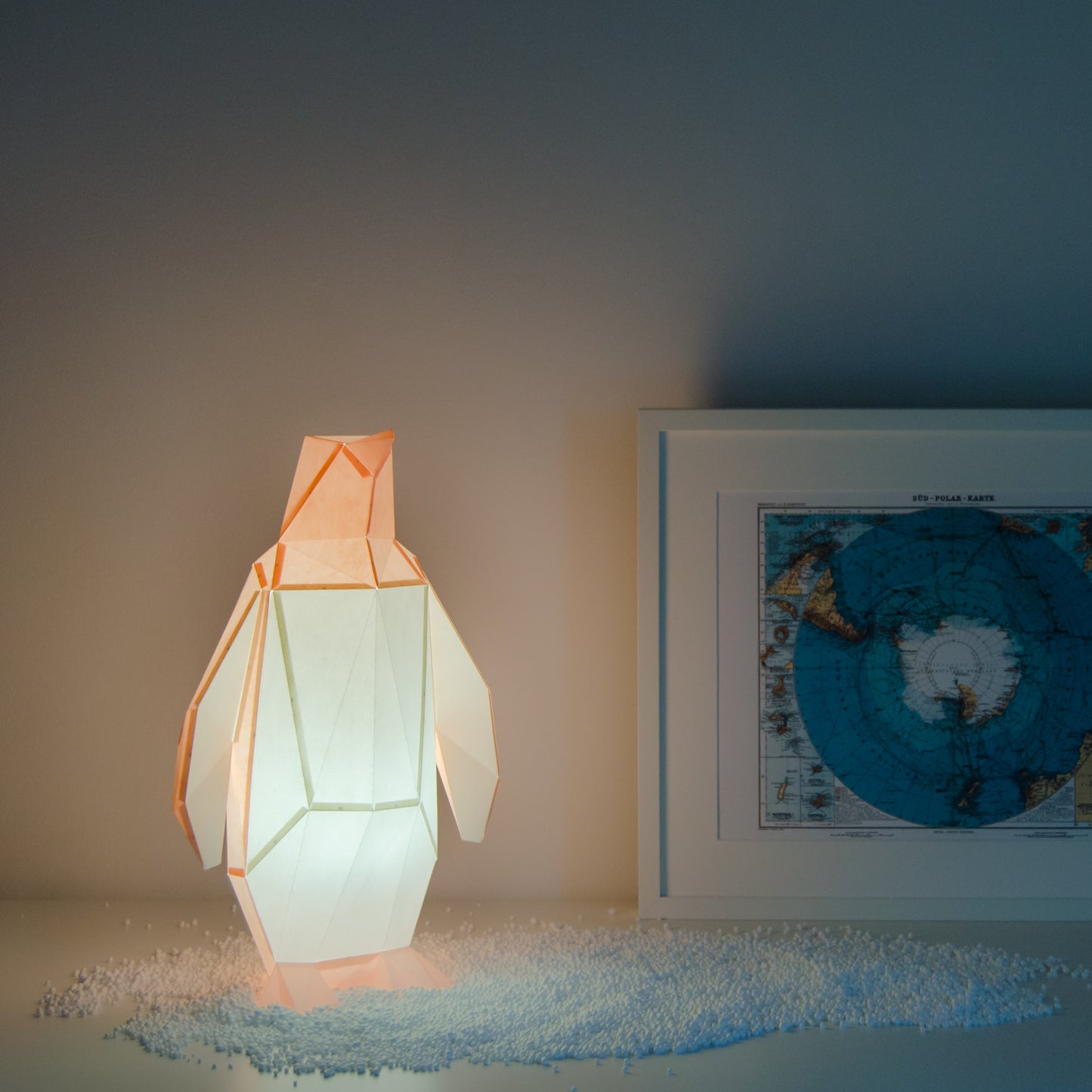 DIY Papierlampe - Kleiner Pinguin - Owl Paper Lamps -