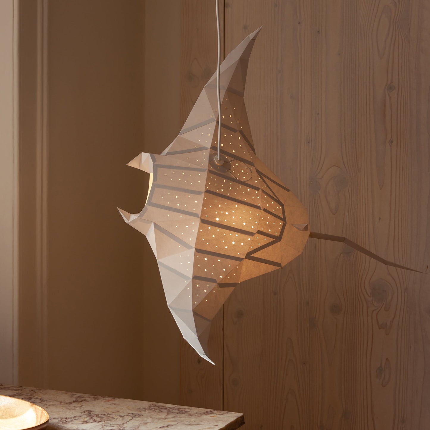 DIY Papierlampe - Manta Rochen - Owl Paper Lamps  -
