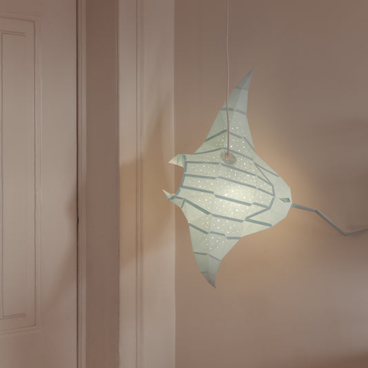 DIY Papierlampe - Manta Rochen - Owl Paper Lamps  -