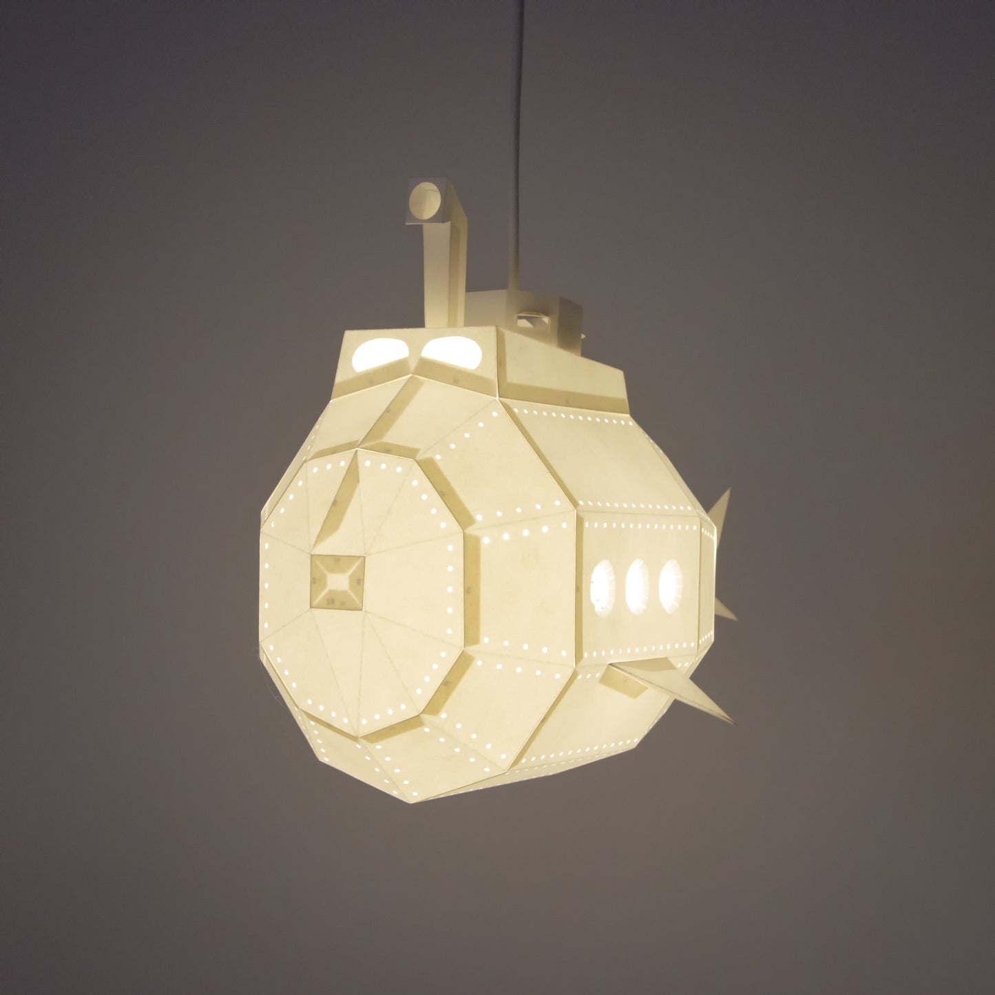 DIY Papierlampe - U-Boot - Owl Paper Lamps -
