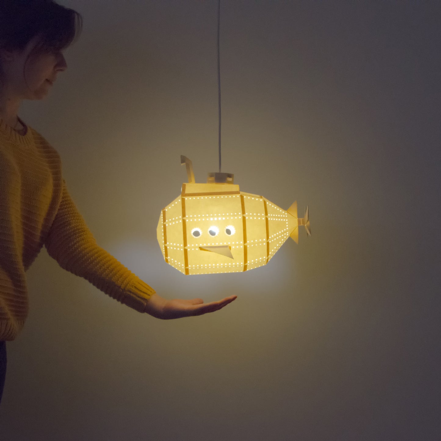 DIY Papierlampe - U-Boot - Owl Paper Lamps -