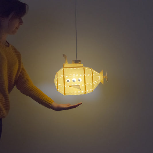 DIY Papierlampe - U-Boot - Owl Paper Lamps -