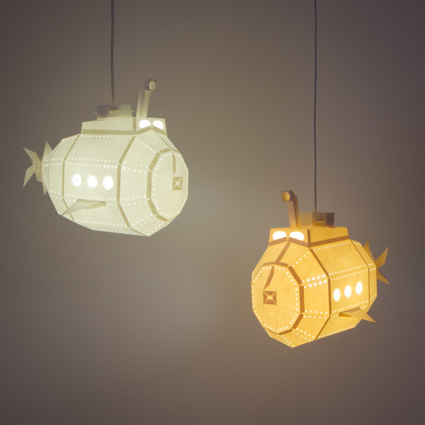 DIY Papierlampe - U-Boot - Owl Paper Lamps -